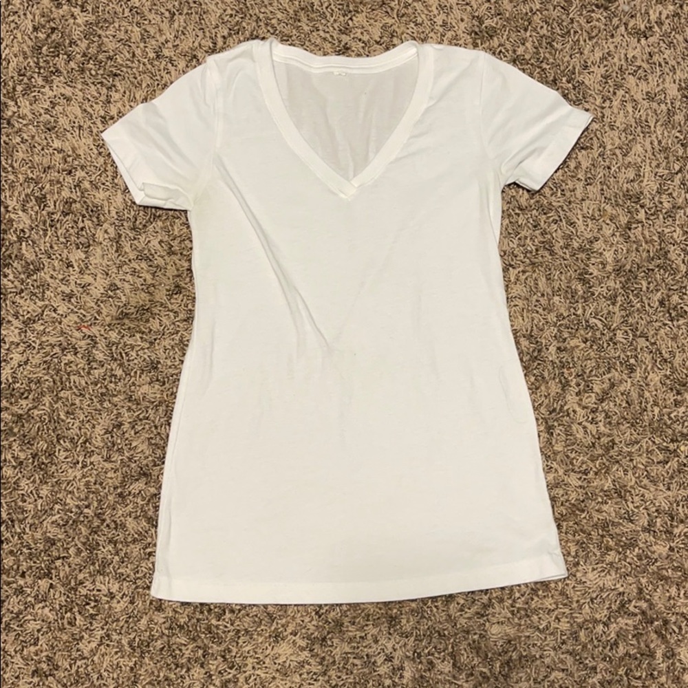 Plain white T-shirt